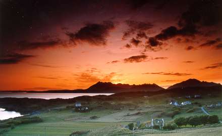 Sonnenuntergang im Westen