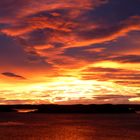 sonnenuntergang im Westen Islands