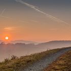 Sonnenuntergang im Westerwald