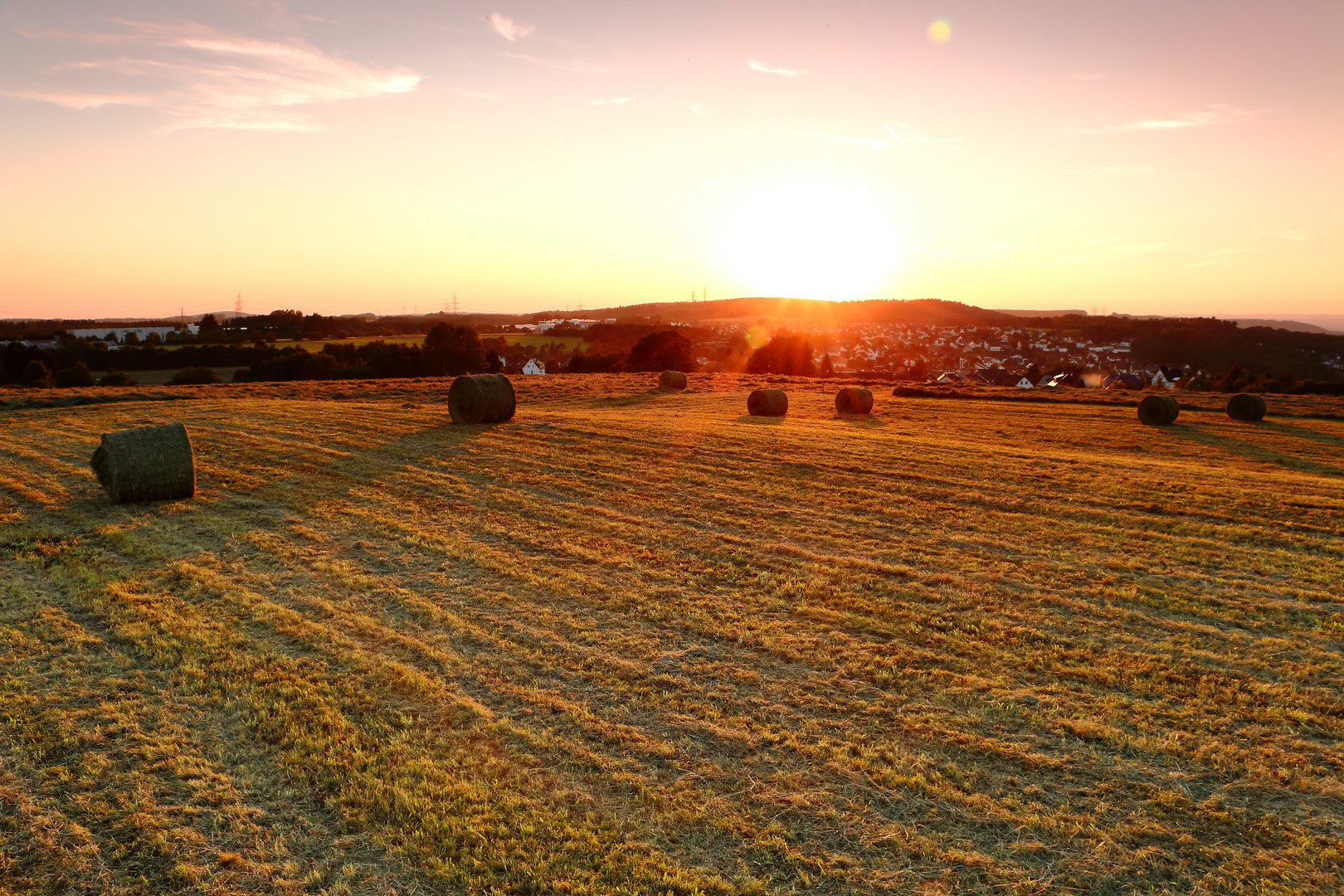 Sonnenuntergang im Westerwald