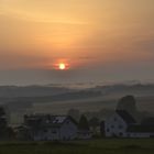 Sonnenuntergang im Westerwald