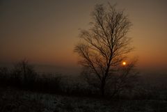 Sonnenuntergang im Winter