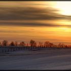 Sonnenuntergang im Winter