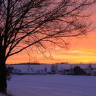 Sonnenuntergang im Winter