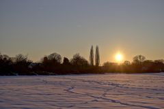 Sonnenuntergang im Winter - Bild 2 (HDR)