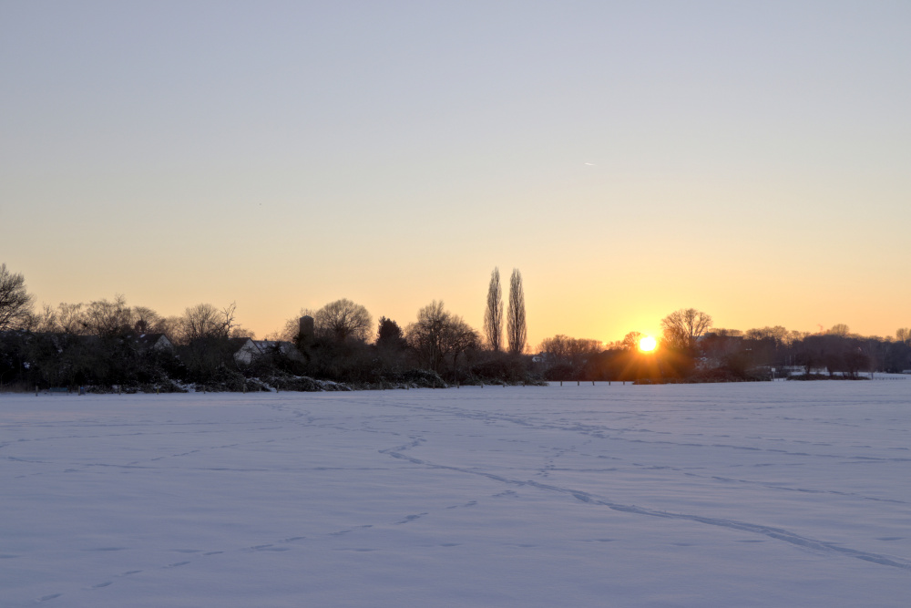 Sonnenuntergang im Winter - Bild 3 (HDR)
