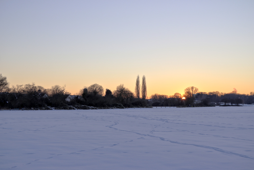 Sonnenuntergang im Winter - Bild 5 (HDR)