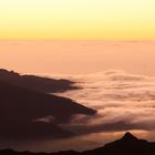 Sonnenuntergang im Wolkenmeer