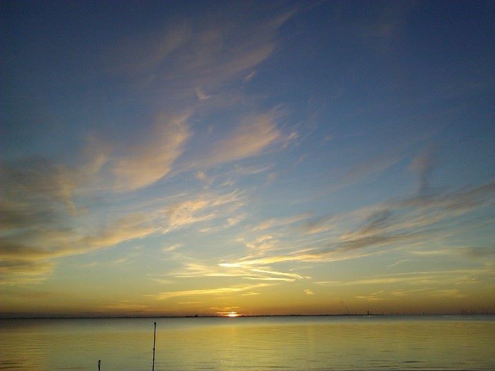 Sonnenuntergang im Wurster Watt