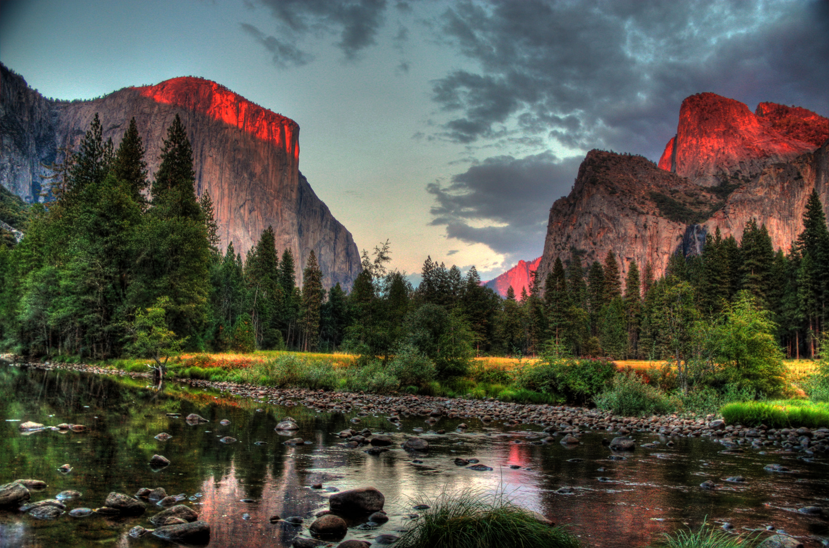 Sonnenuntergang im Yosemite Valley