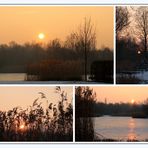 Sonnenuntergang im Ziegeleipark