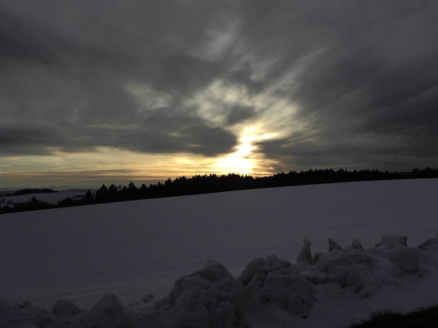 Sonnenuntergang in 04610