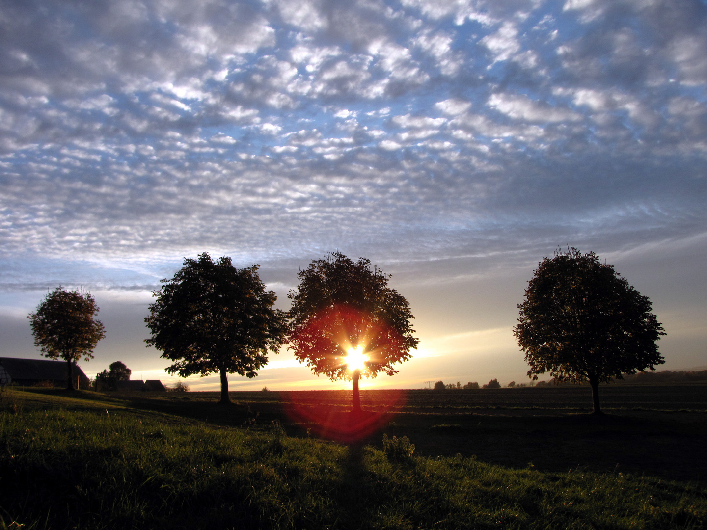 Sonnenuntergang in 04703 Brösen