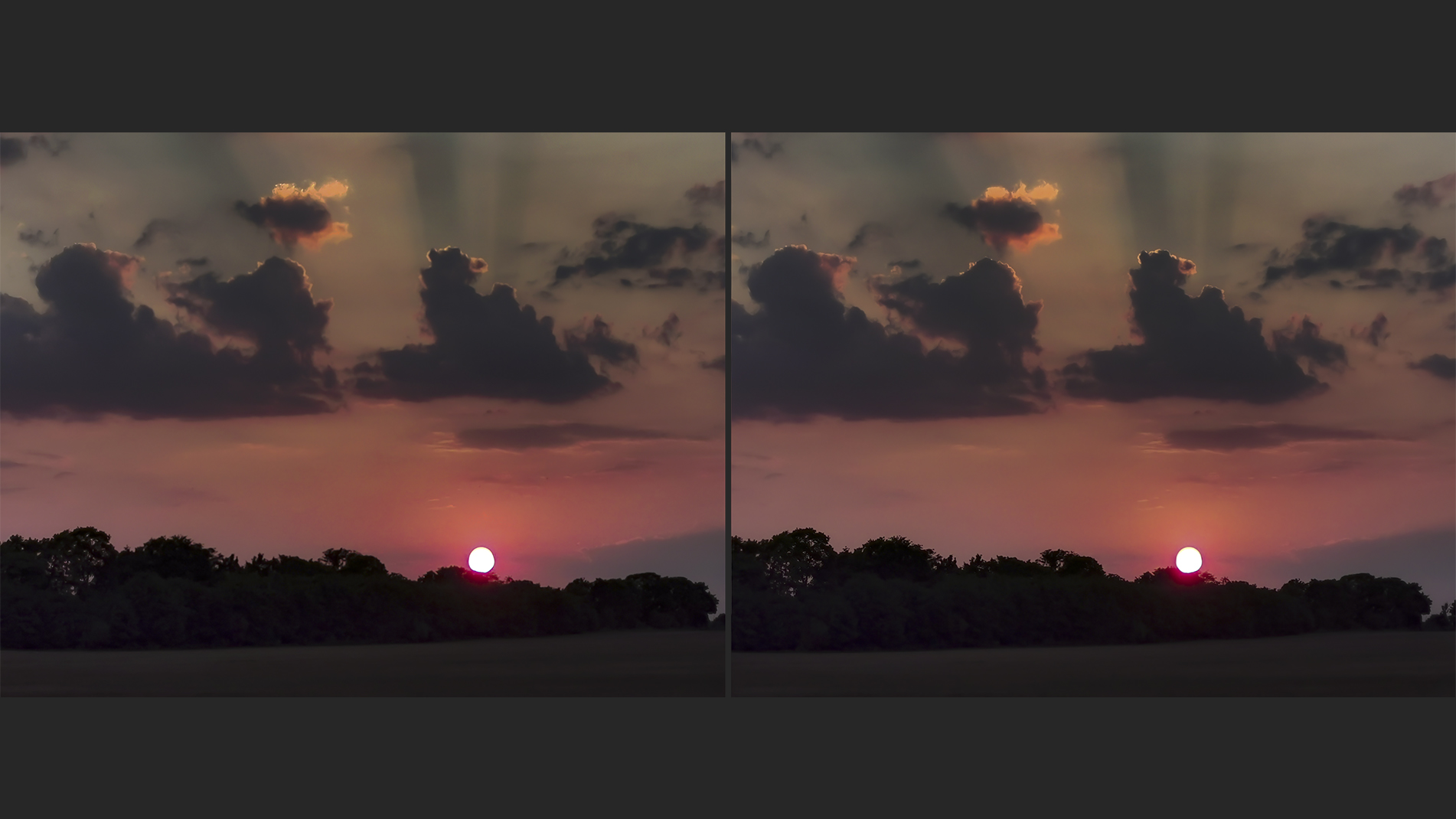 Sonnenuntergang in 3D