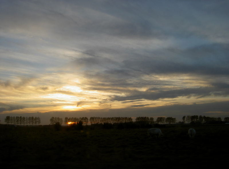 Sonnenuntergang in Aardenburg