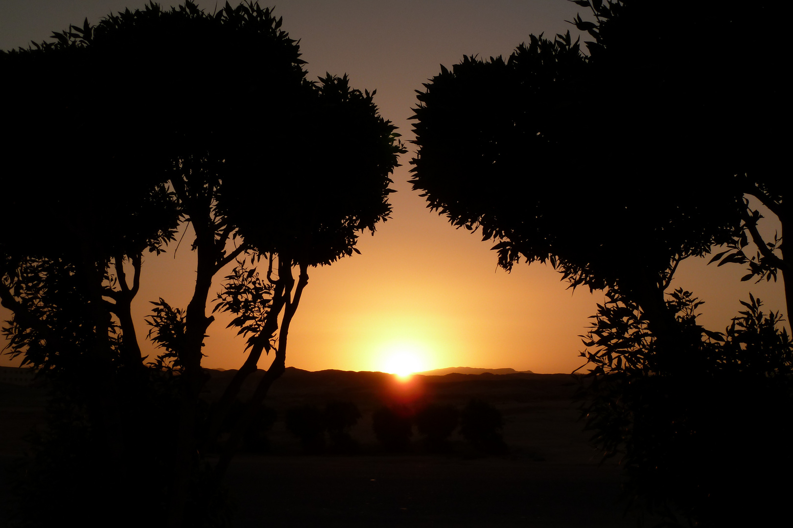 Sonnenuntergang in Ägypten