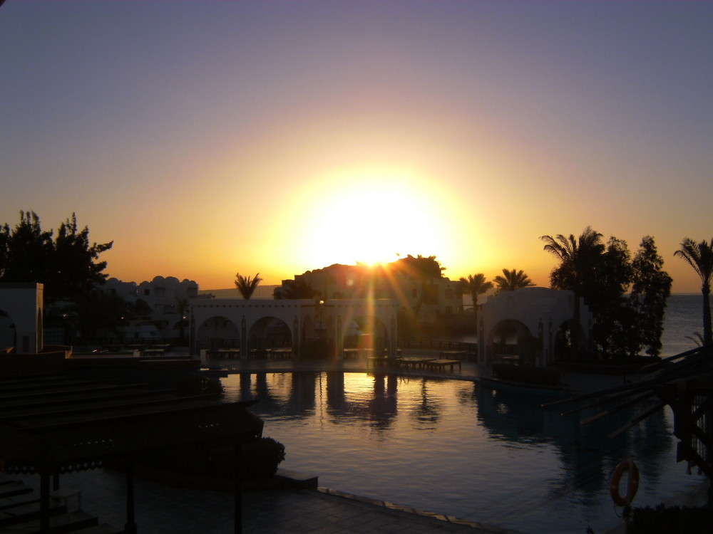 Sonnenuntergang in Ägypten