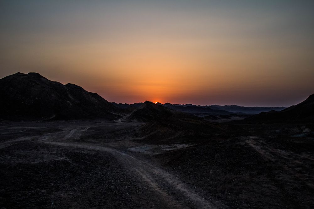 Sonnenuntergang in Ägypten