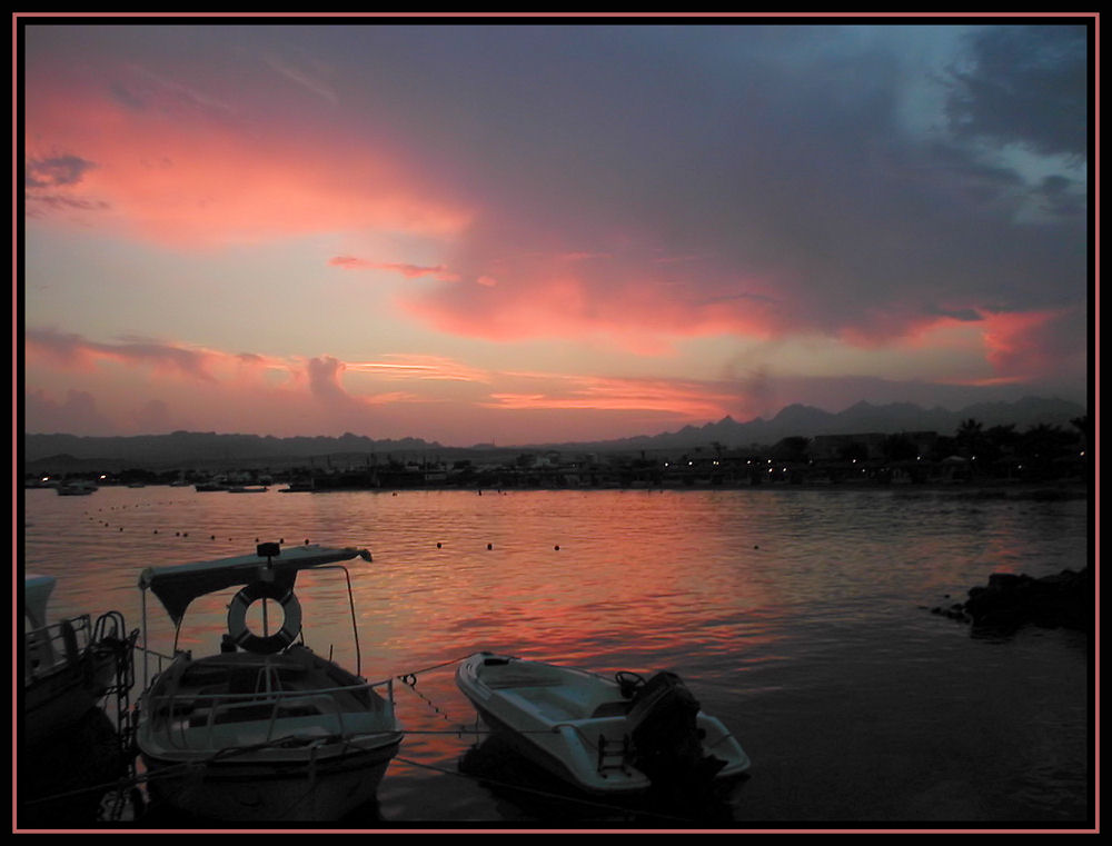 Sonnenuntergang in Ägypten