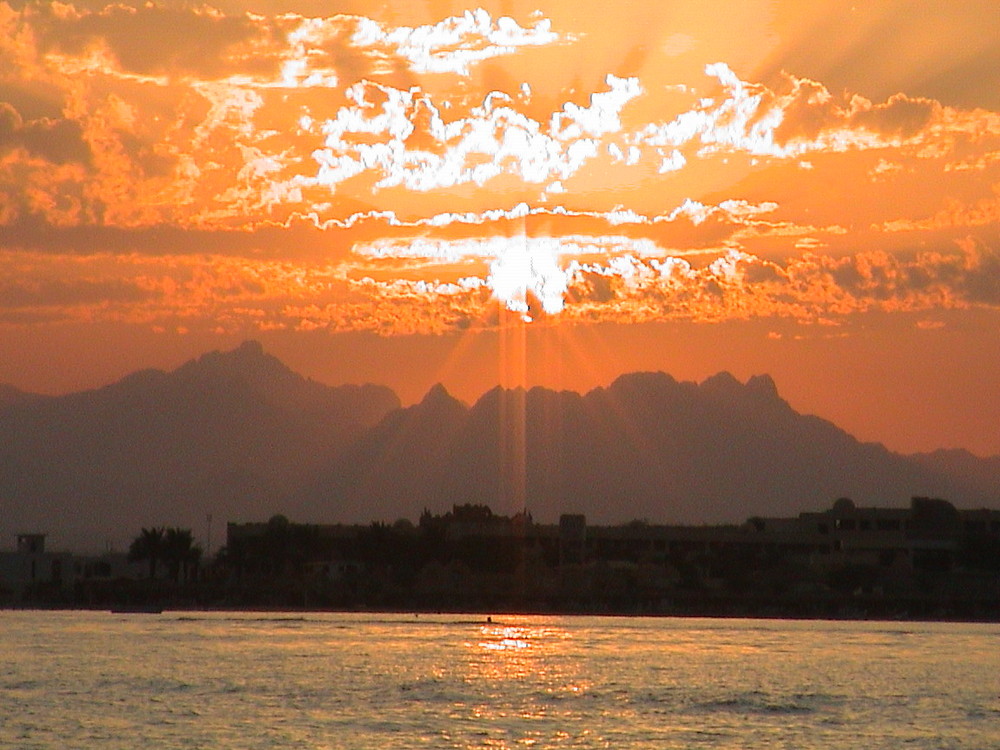 Sonnenuntergang in Aegypten (Hurghada)