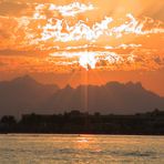 Sonnenuntergang in Aegypten (Hurghada)