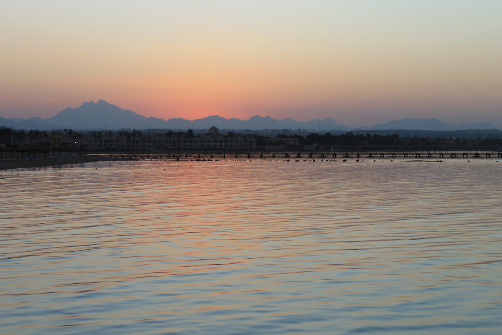 Sonnenuntergang in Ägypten Makadi Bay
