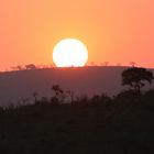 Sonnenuntergang in Afrika