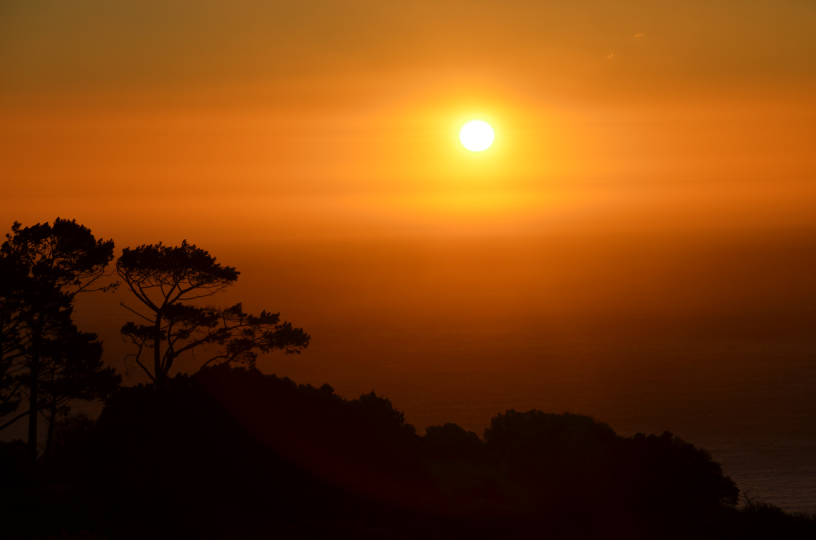 Sonnenuntergang in Afrika