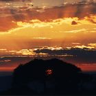 Sonnenuntergang in Afrika