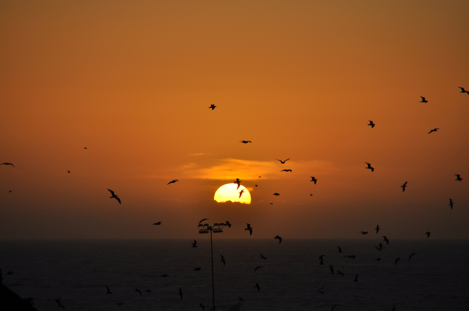 Sonnenuntergang in Agadir, Marokko