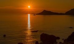 Sonnenuntergang in Agios Georgios