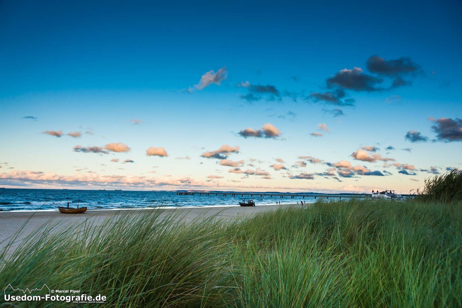 Sonnenuntergang in Ahlbeck auf der Insel Usedom am 28.09.2013