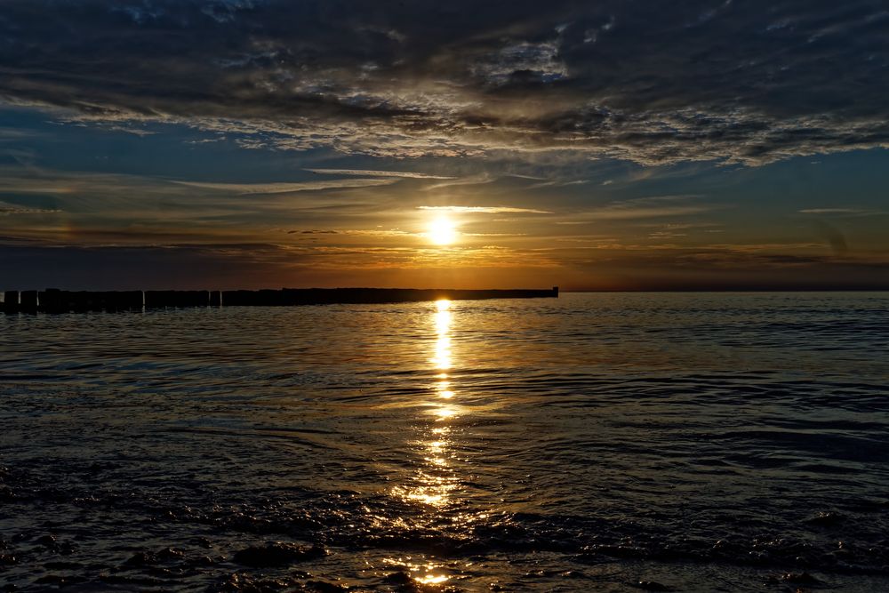 Sonnenuntergang in Ahrenshoop