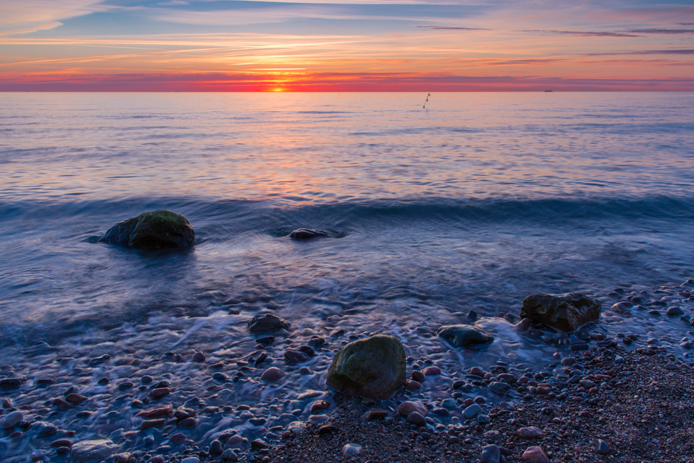 Sonnenuntergang in Ahrenshoop