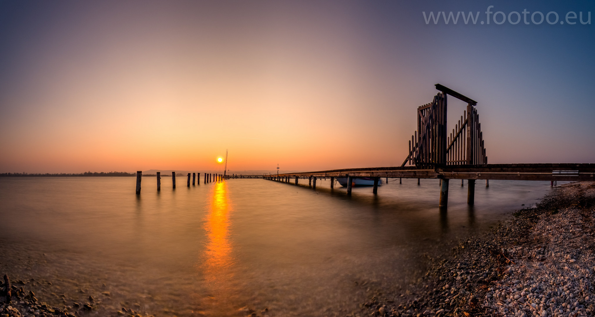 Sonnenuntergang in Aidenried