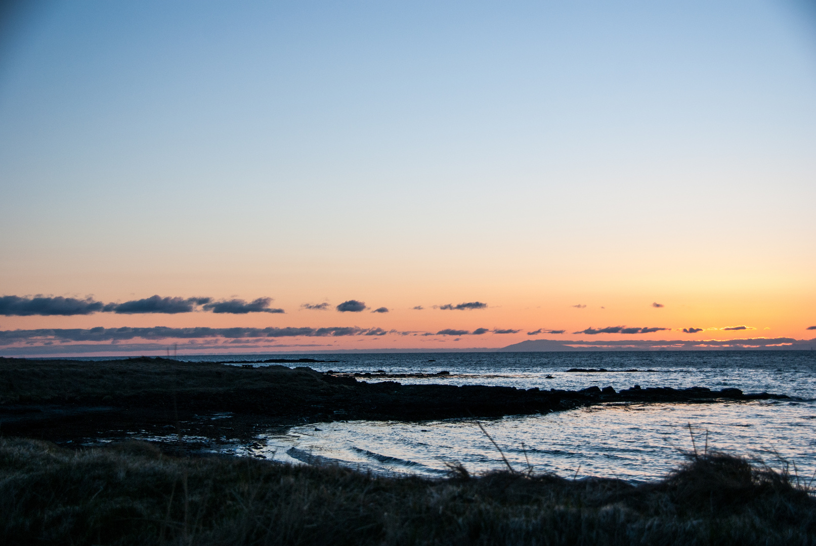 Sonnenuntergang in Akranes