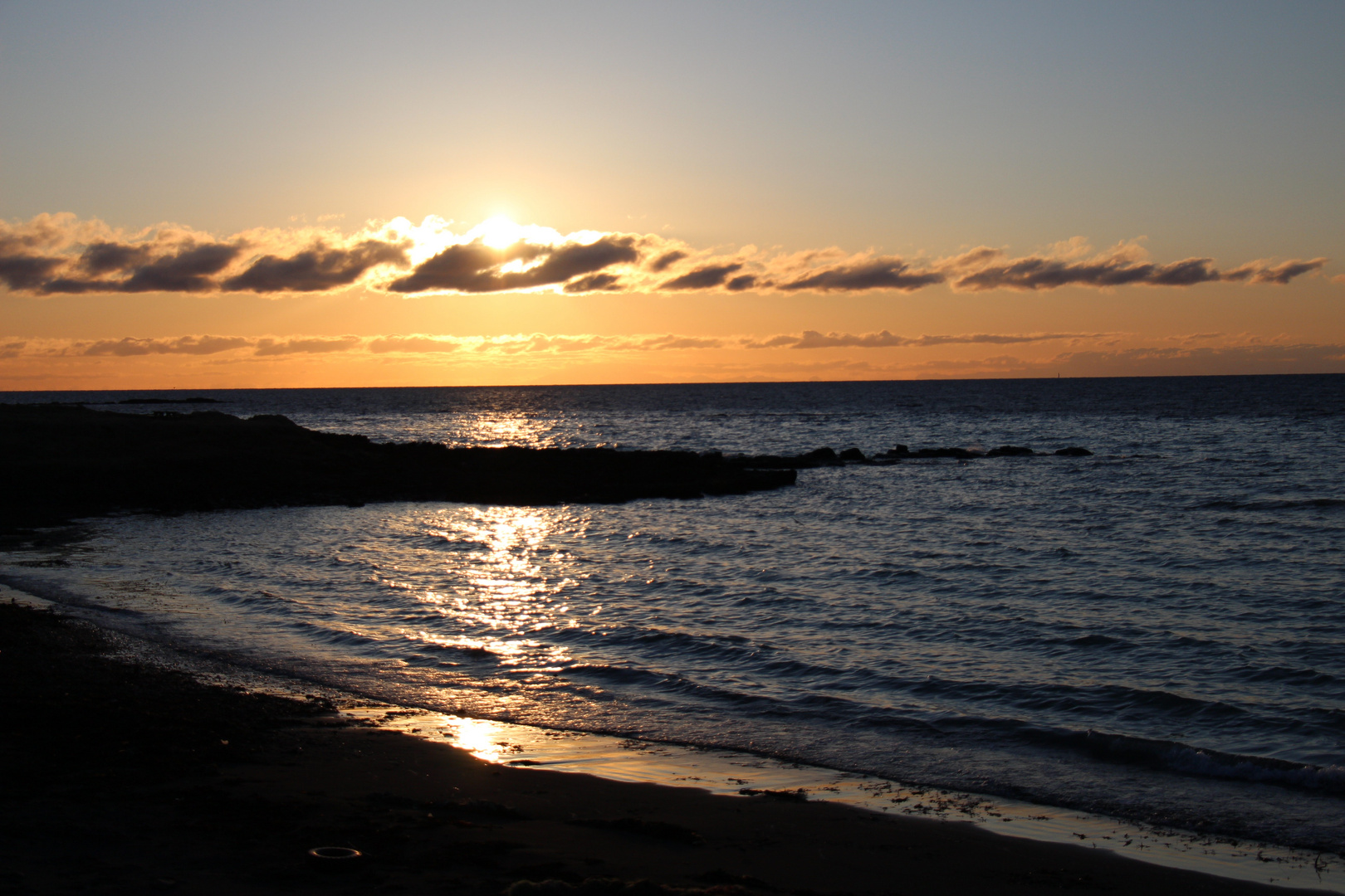 Sonnenuntergang in Akranes