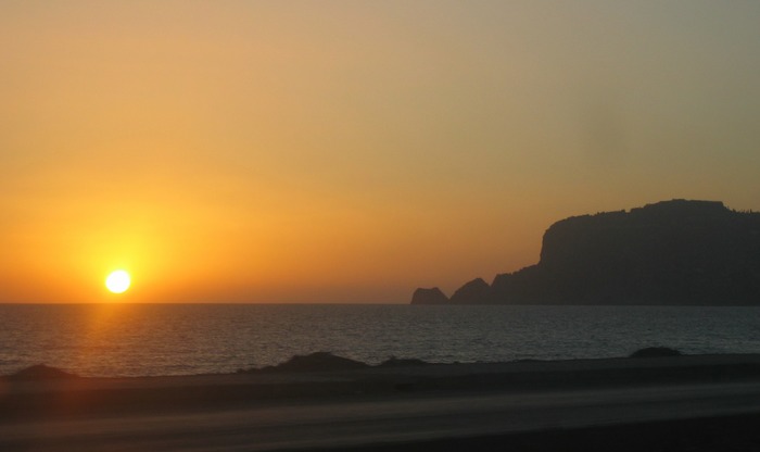 Sonnenuntergang in Alanya