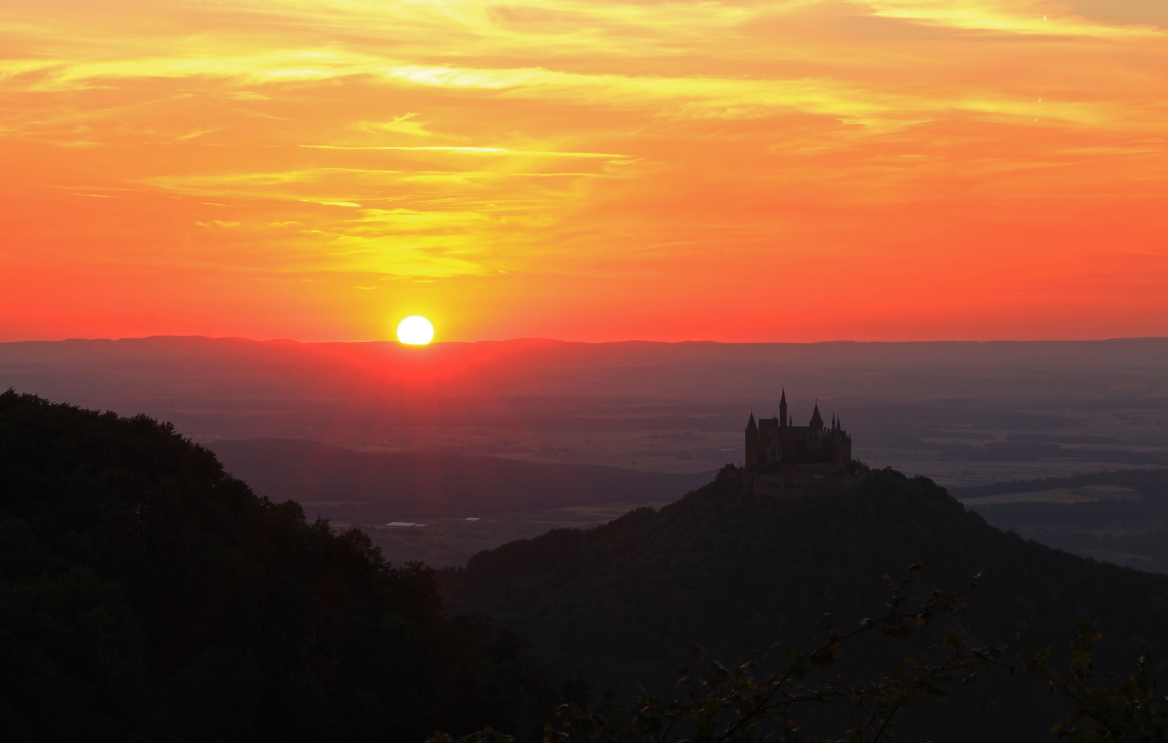 Sonnenuntergang in Albstadt!