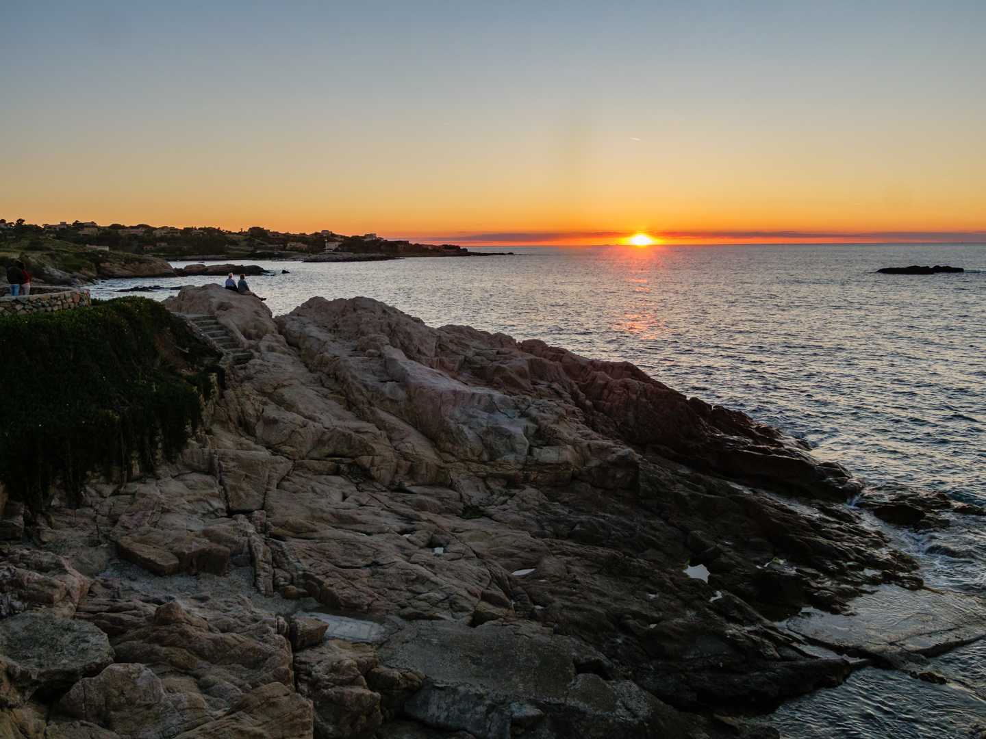 Sonnenuntergang in Algajola