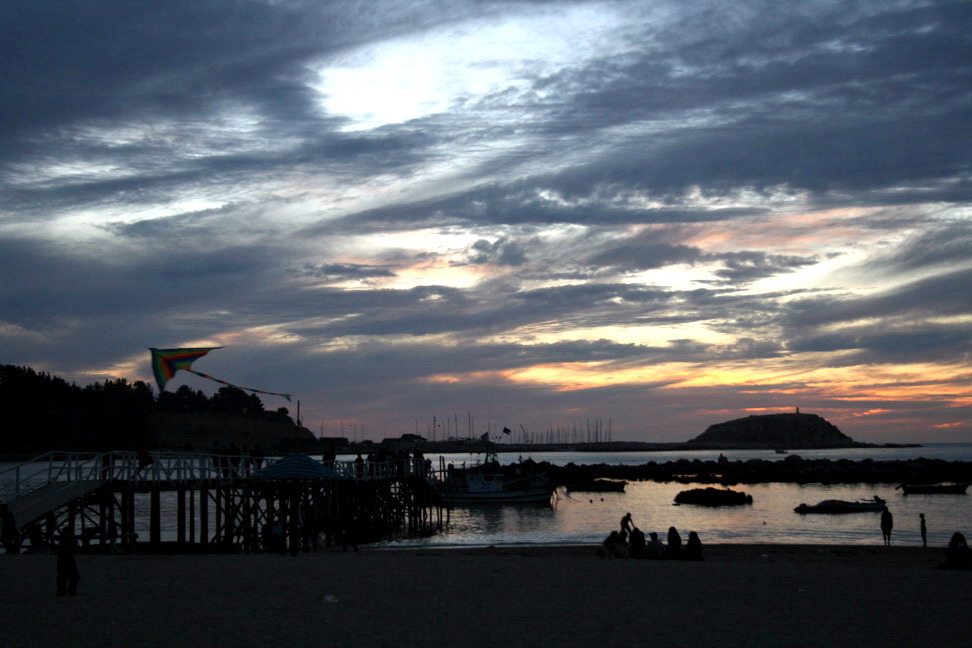 Sonnenuntergang in Algarrobo - Chile