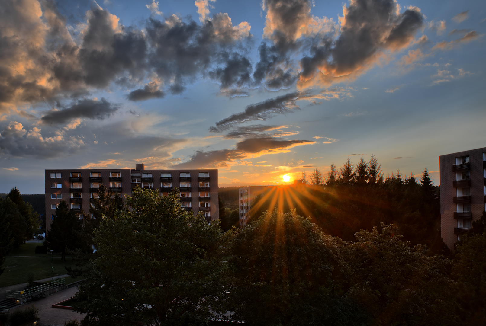 Sonnenuntergang in Altenau