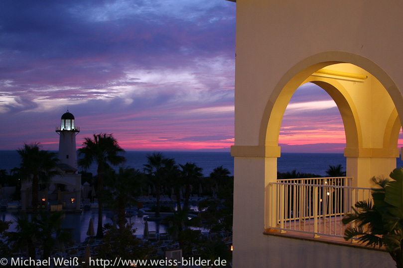 Sonnenuntergang in Andalusien