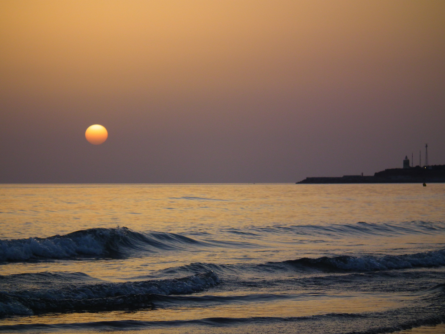 Sonnenuntergang in Andalusien