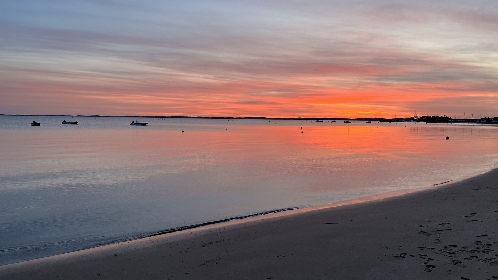 Sonnenuntergang in Andernos les Bains