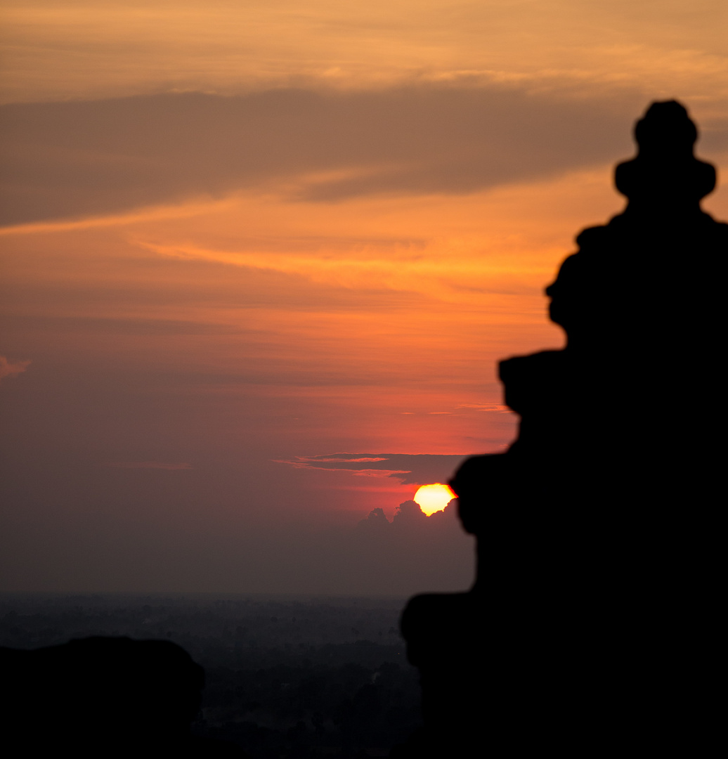 Sonnenuntergang in Angkor Wat