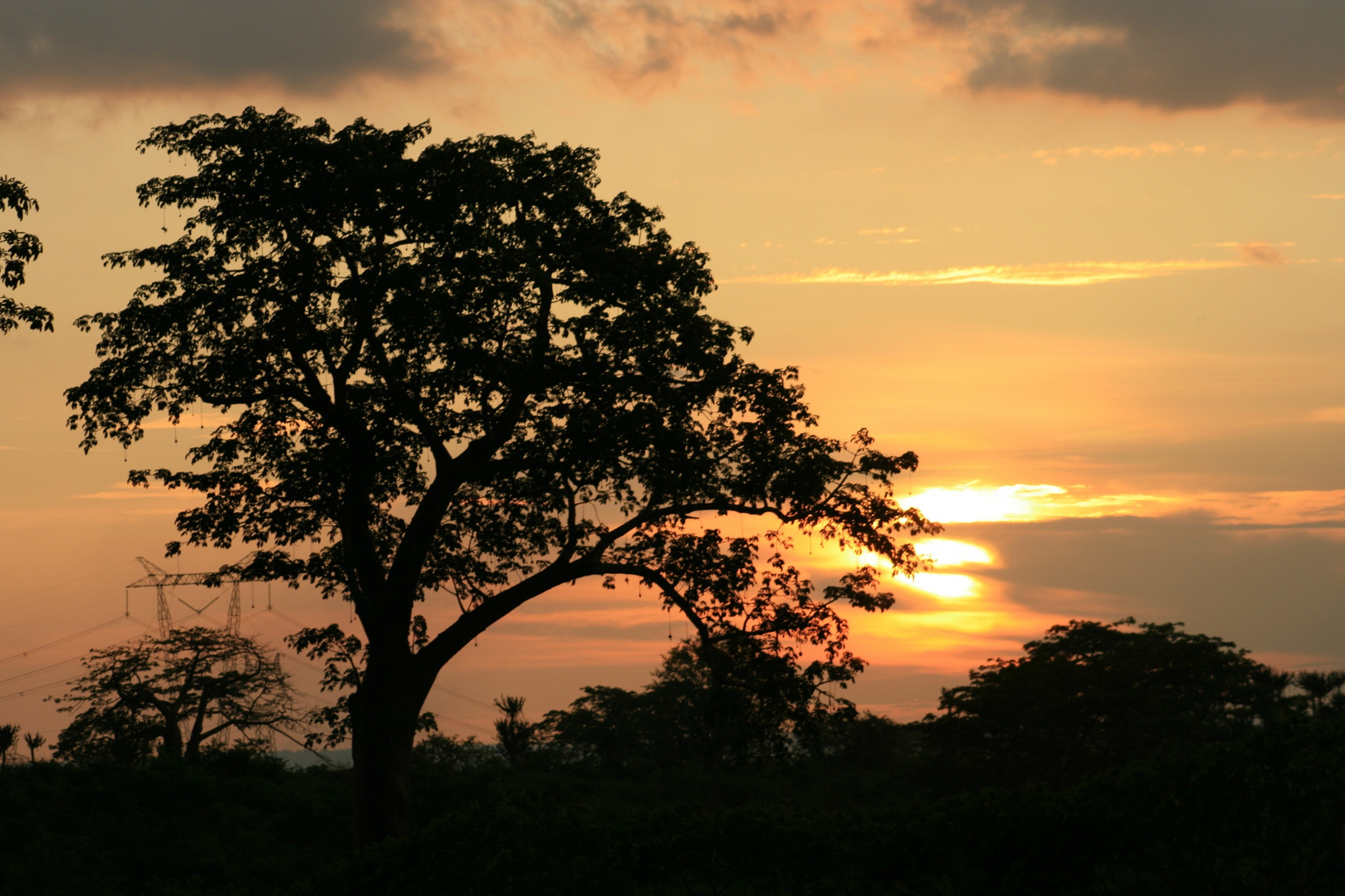 Sonnenuntergang in Angola