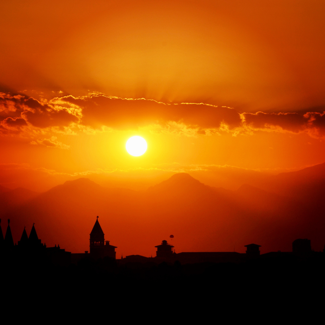 Sonnenuntergang in Antalya