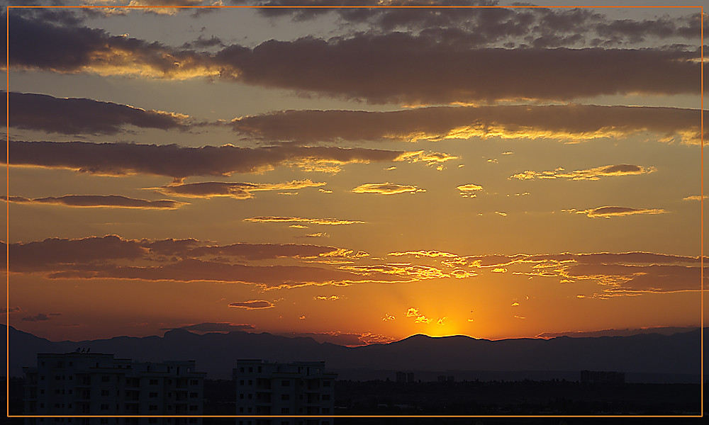 Sonnenuntergang in Antalya Lara