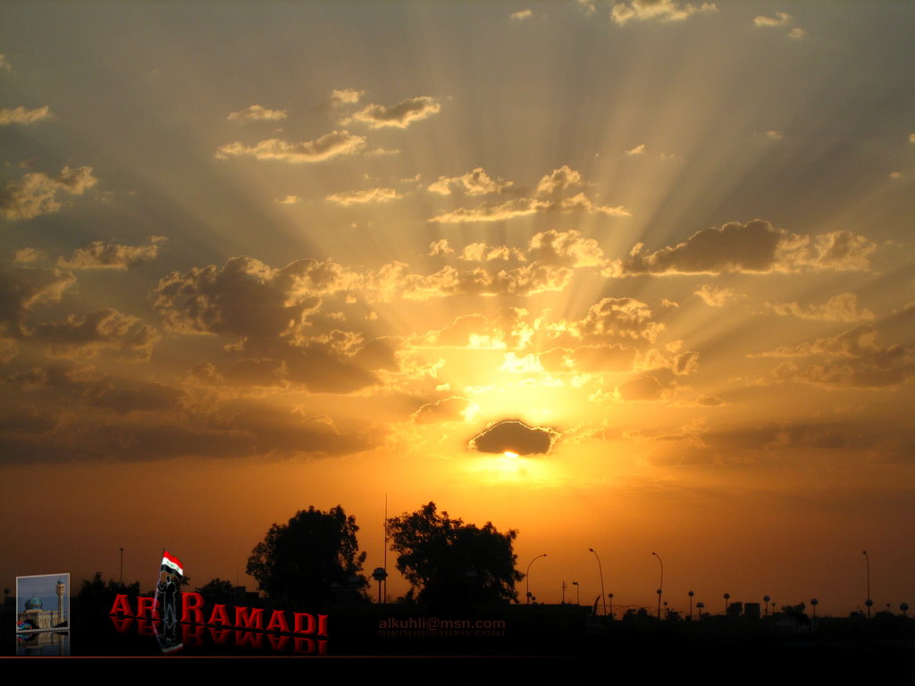 Sonnenuntergang in ar Ramadi